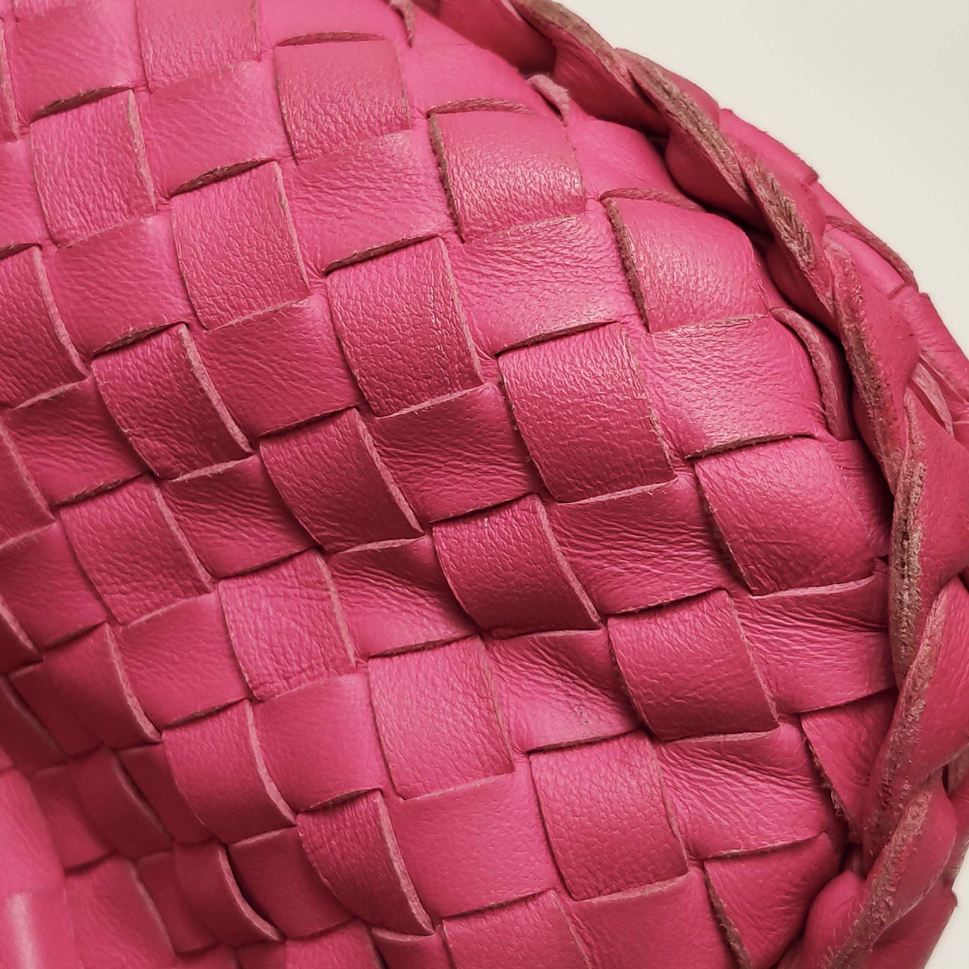 Bottega Veneta Intrecciato Hobo Pink