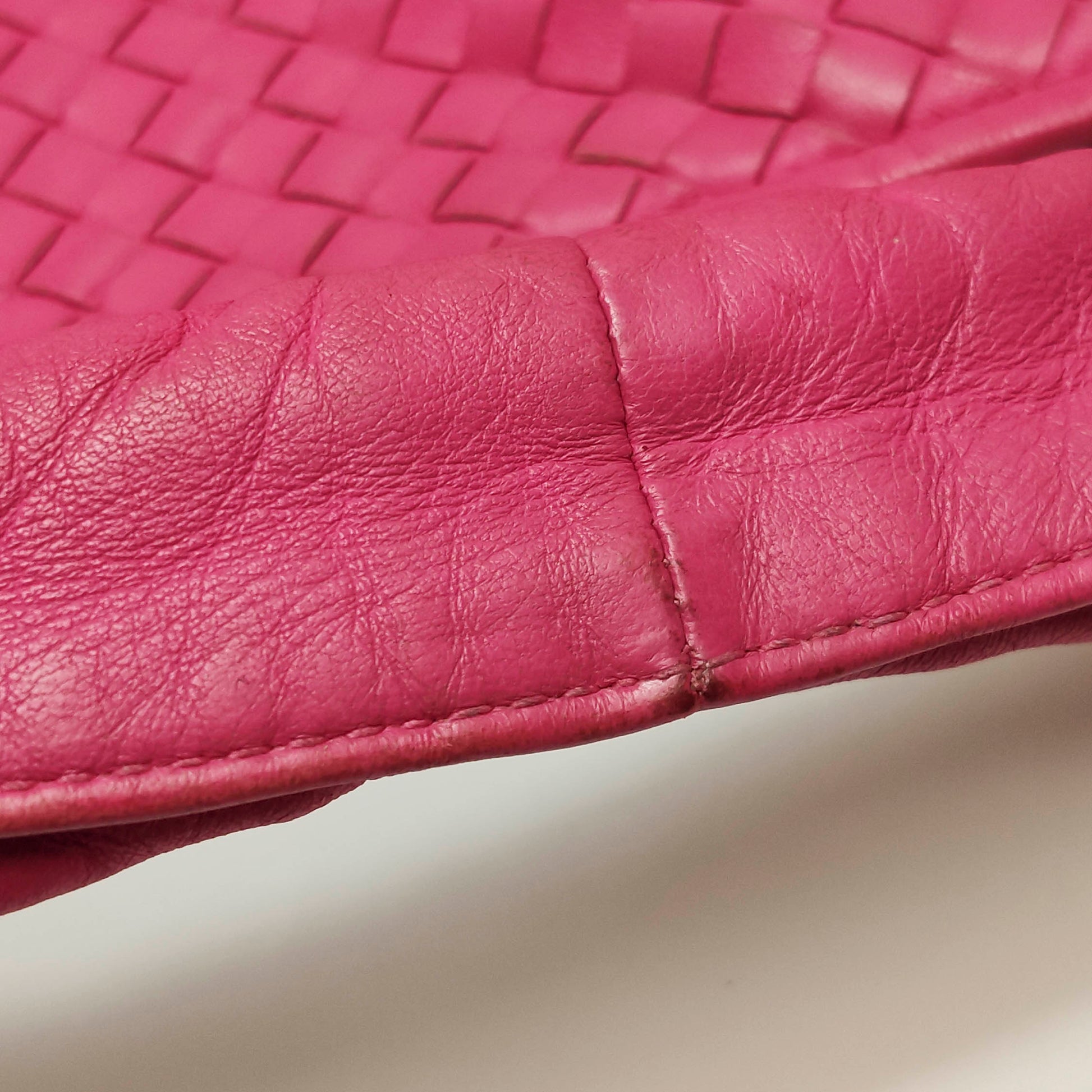 Bottega Veneta Intrecciato Hobo Pink