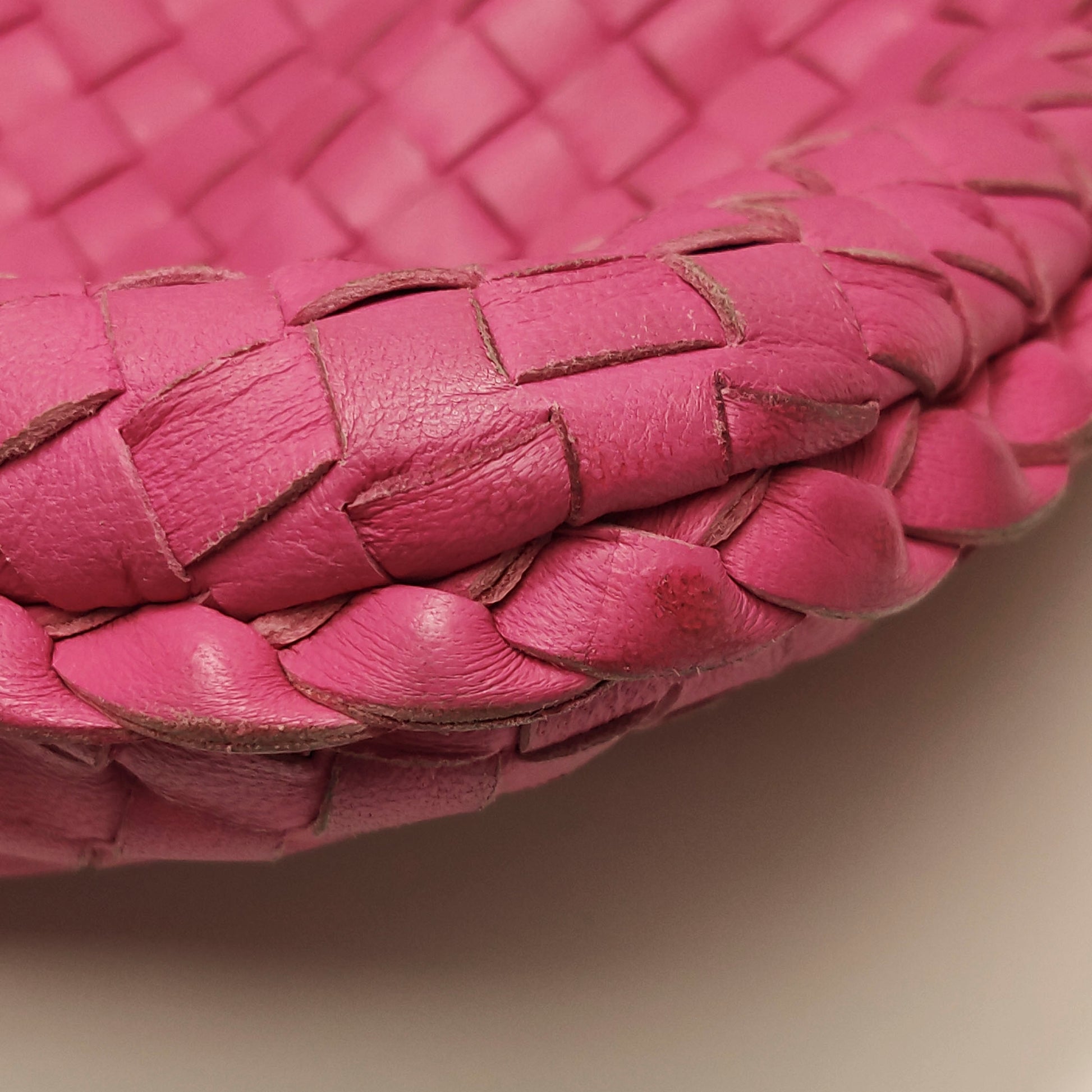 Bottega Veneta Intrecciato Hobo Pink