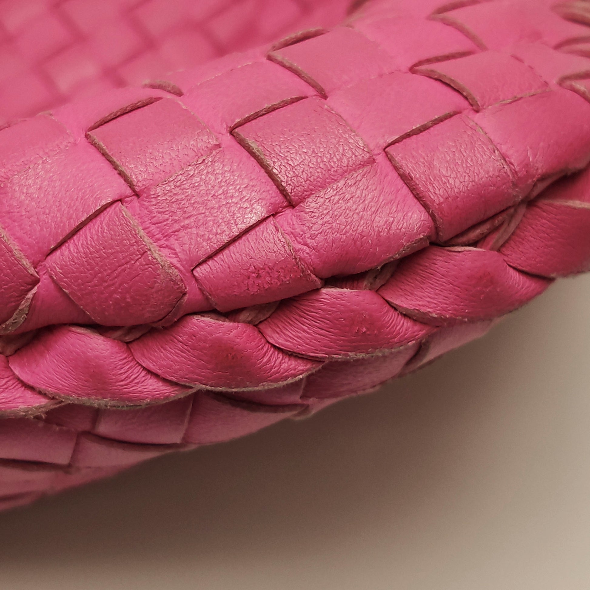 Bottega Veneta Intrecciato Hobo Pink