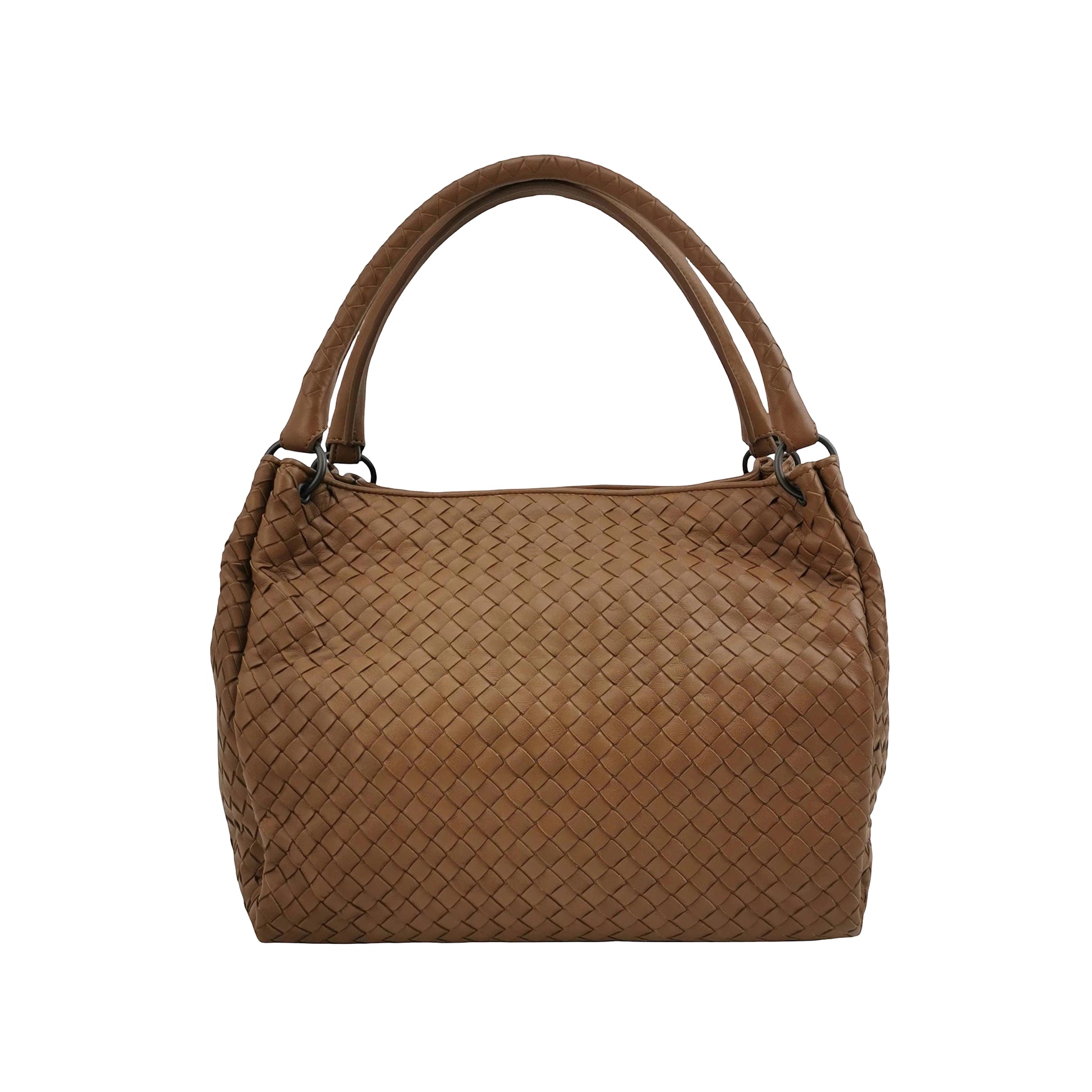 Bottega Veneta Parachute Shoulder Bag Tan