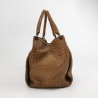 Bottega Veneta Parachute Shoulder Bag Tan