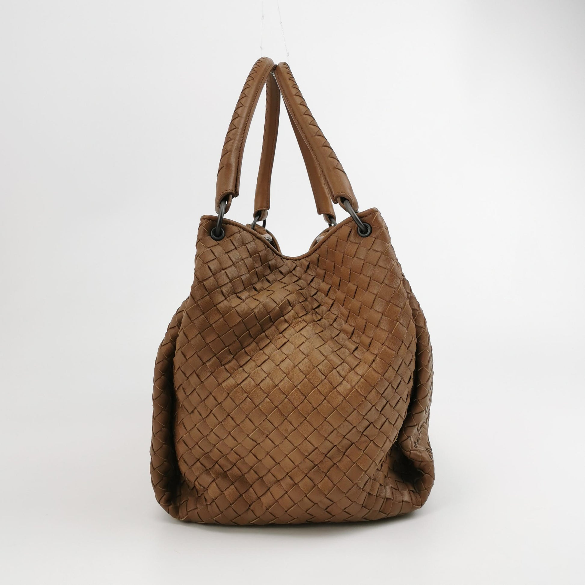 Bottega Veneta Parachute Shoulder Bag Tan