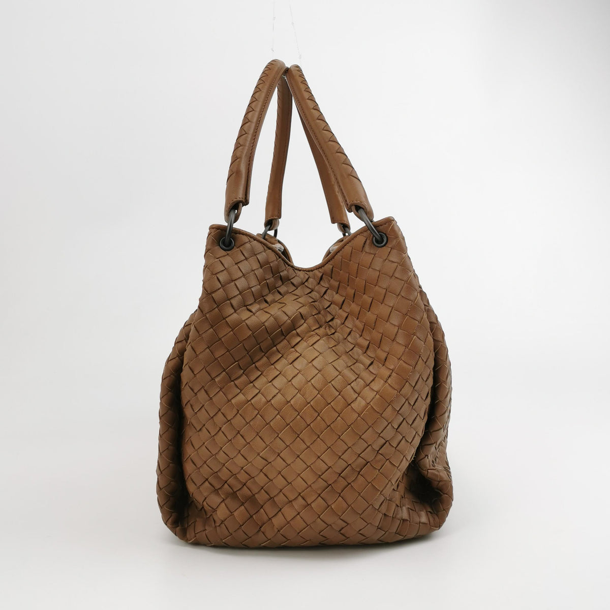 Bottega Veneta Parachute Shoulder Bag Tan