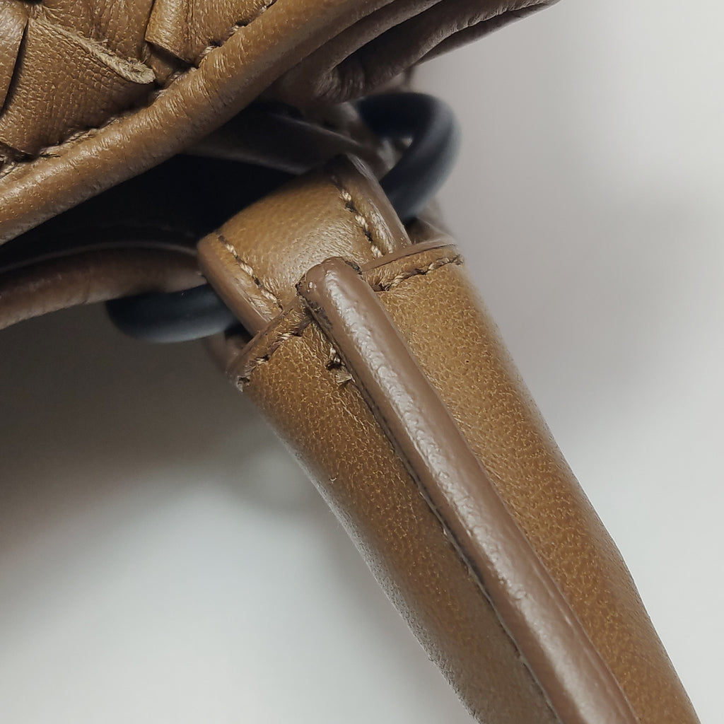 Bottega Veneta Parachute Shoulder Bag Tan
