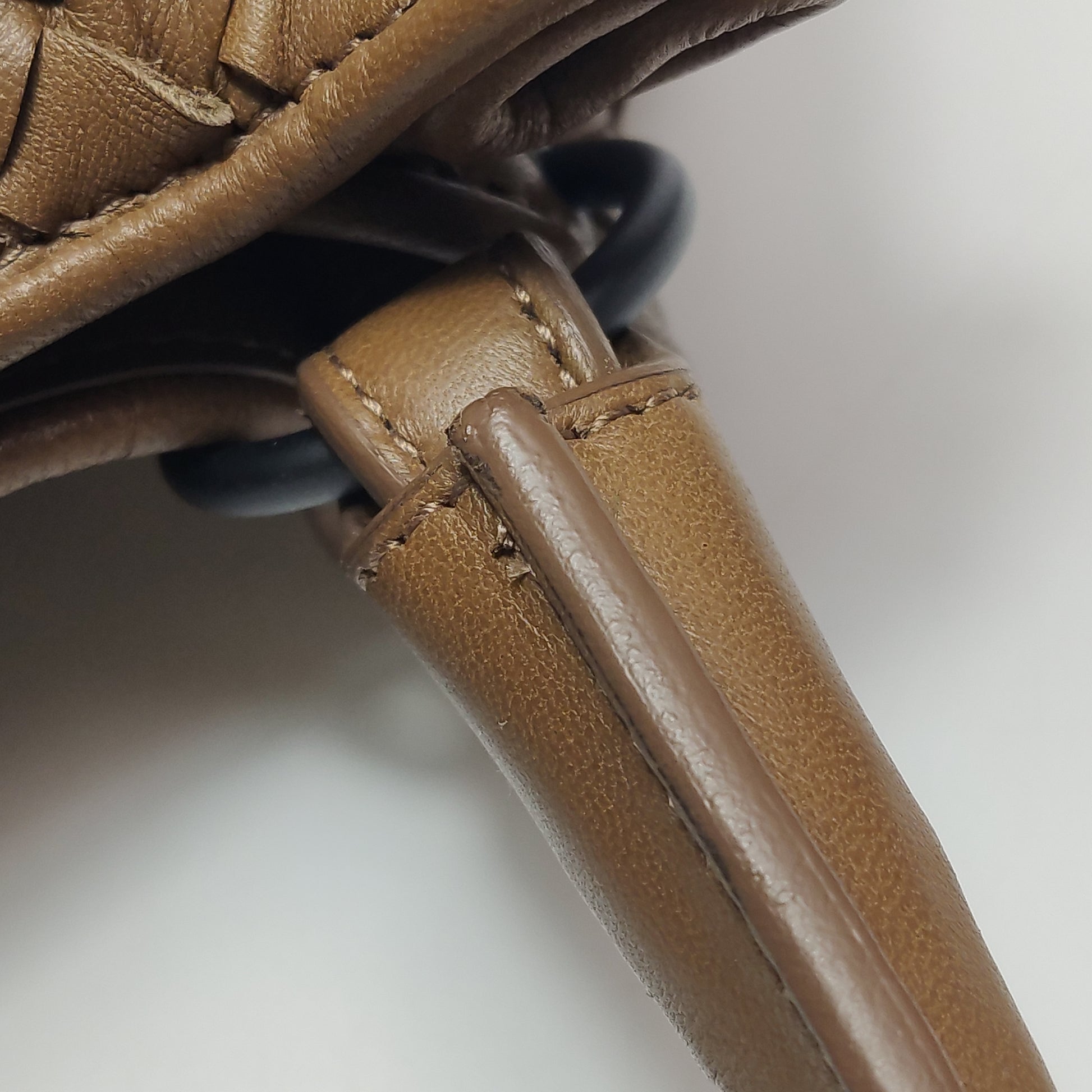 Bottega Veneta Parachute Shoulder Bag Tan