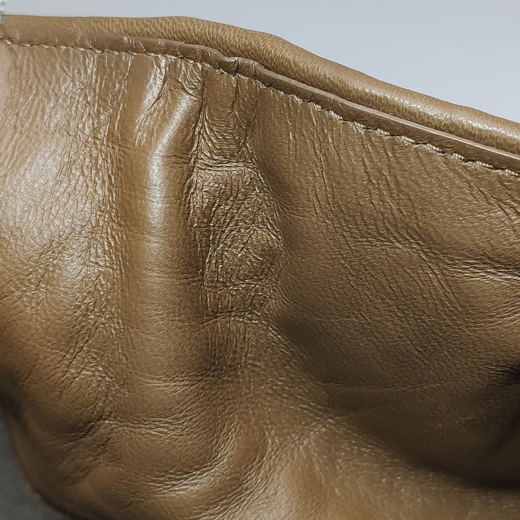 Bottega Veneta Parachute Shoulder Bag Tan