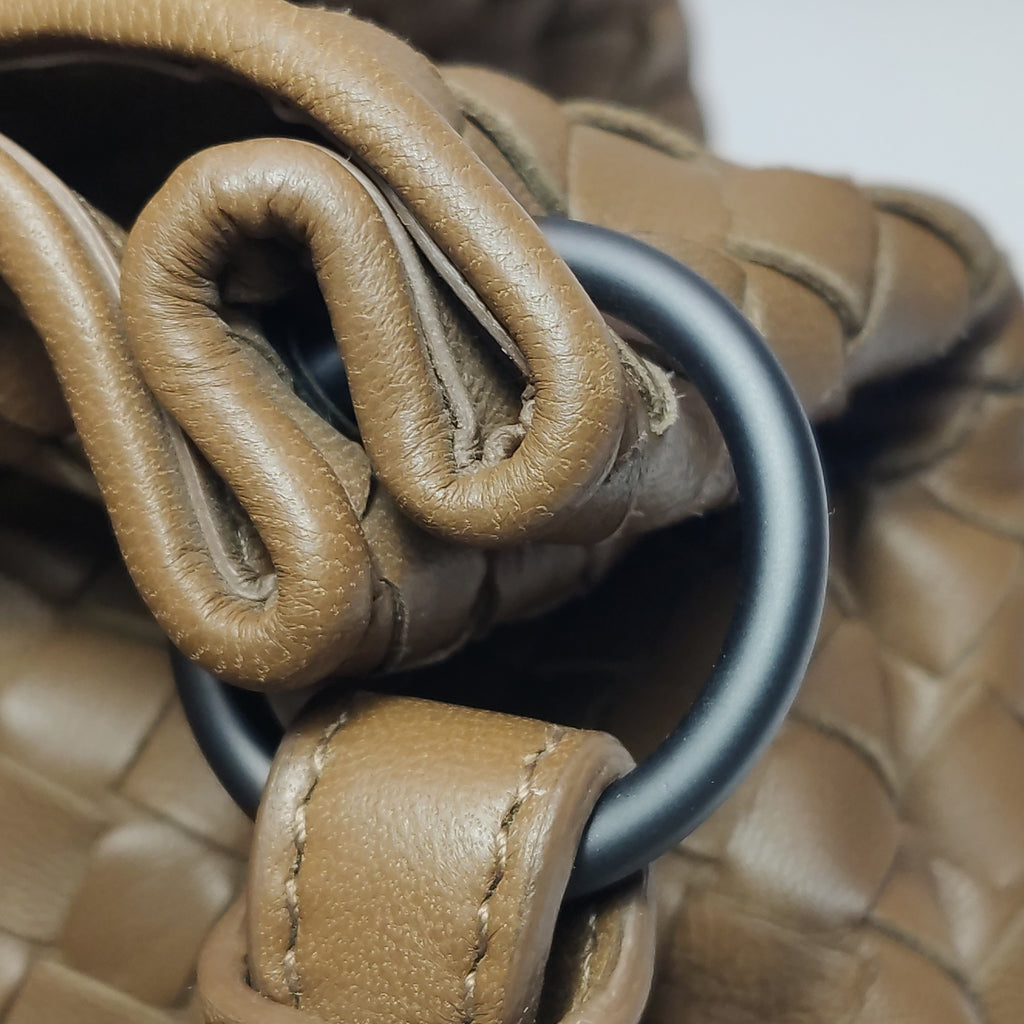 Bottega Veneta Parachute Shoulder Bag Tan
