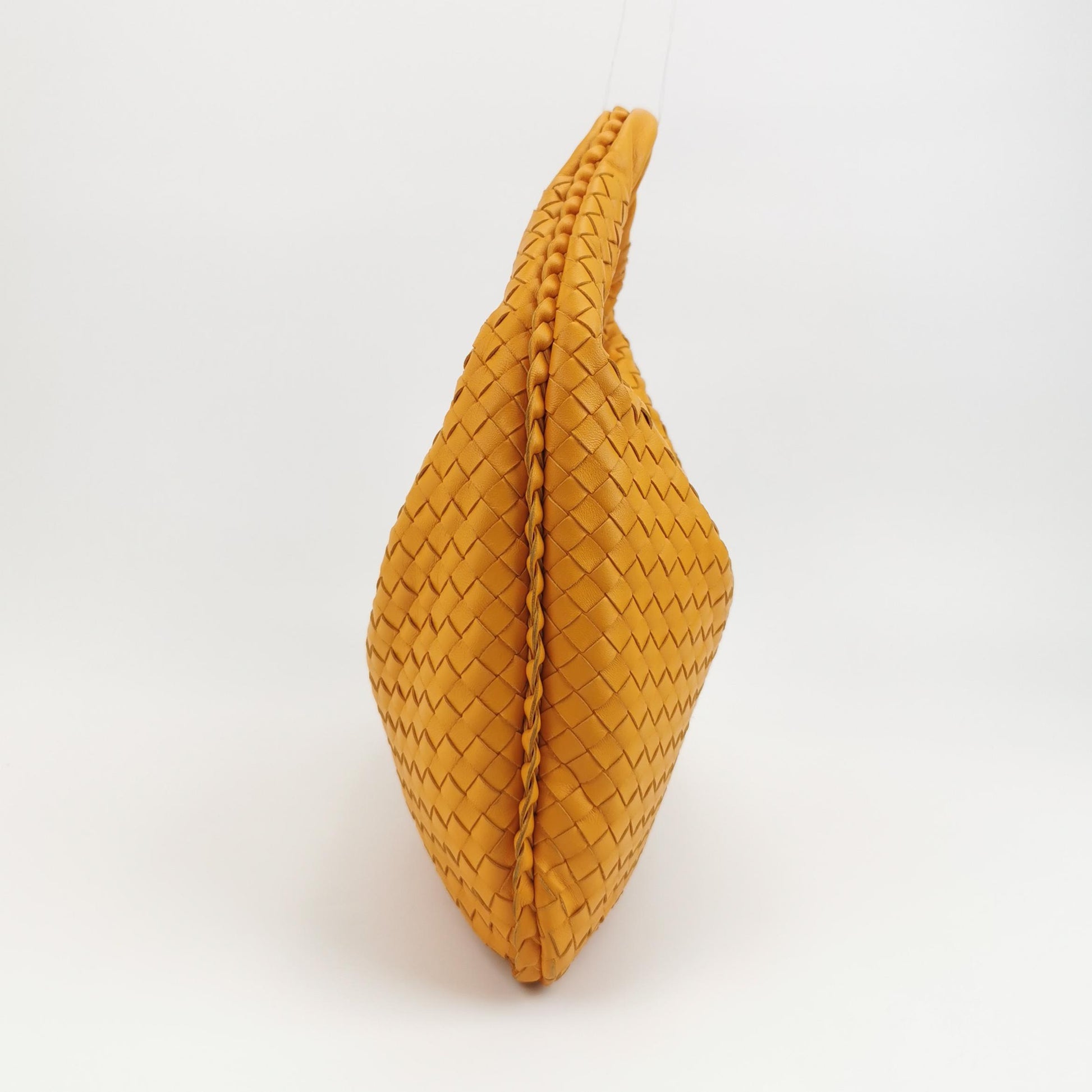 Bottega Veneta Intrecciato Hobo Bright Orange