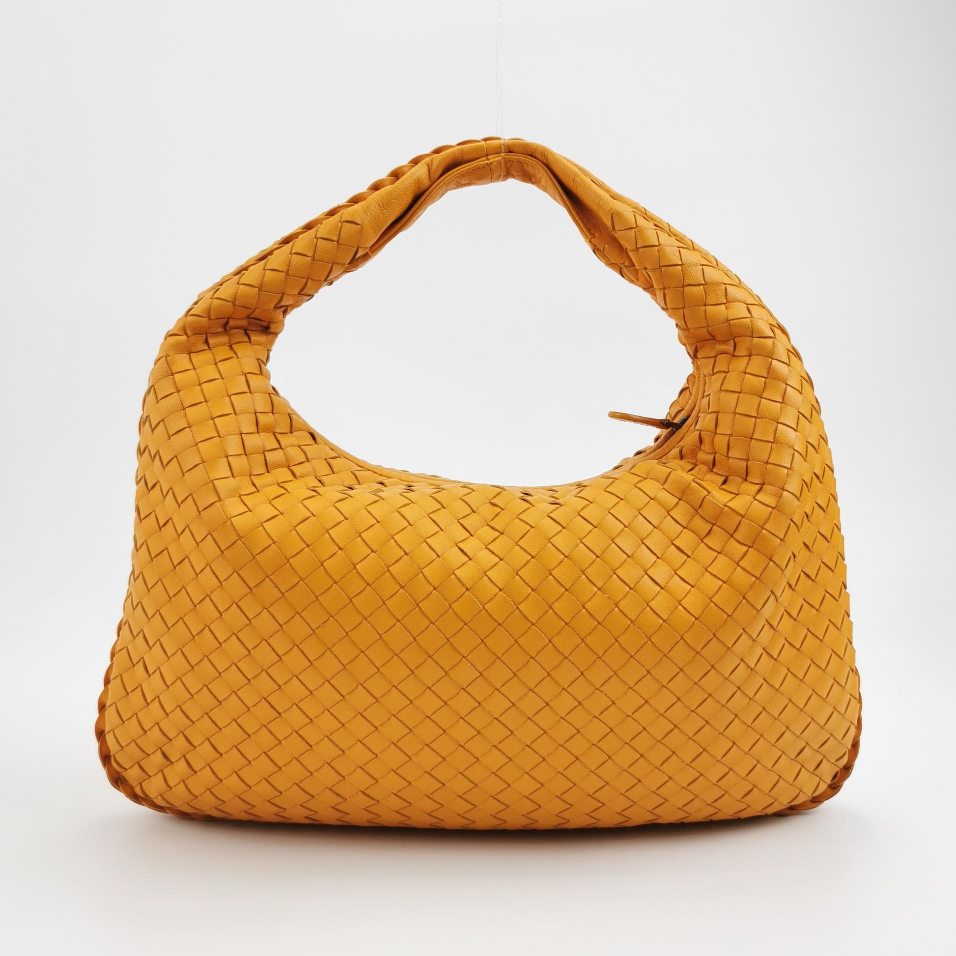 Bottega Veneta Intrecciato Hobo Bright Orange