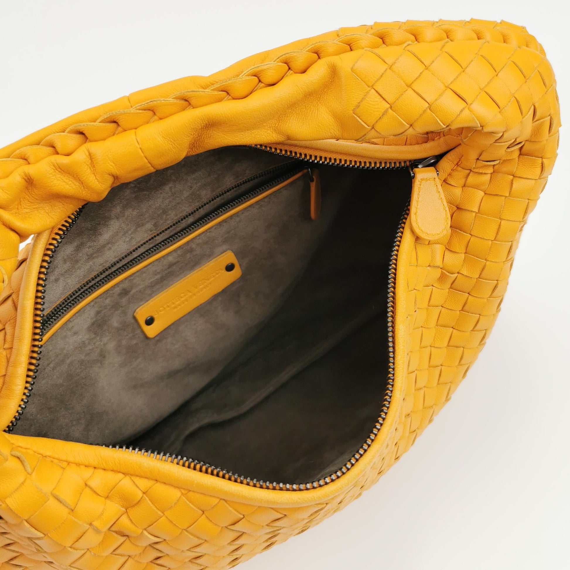 Bottega Veneta Intrecciato Hobo Bright Orange
