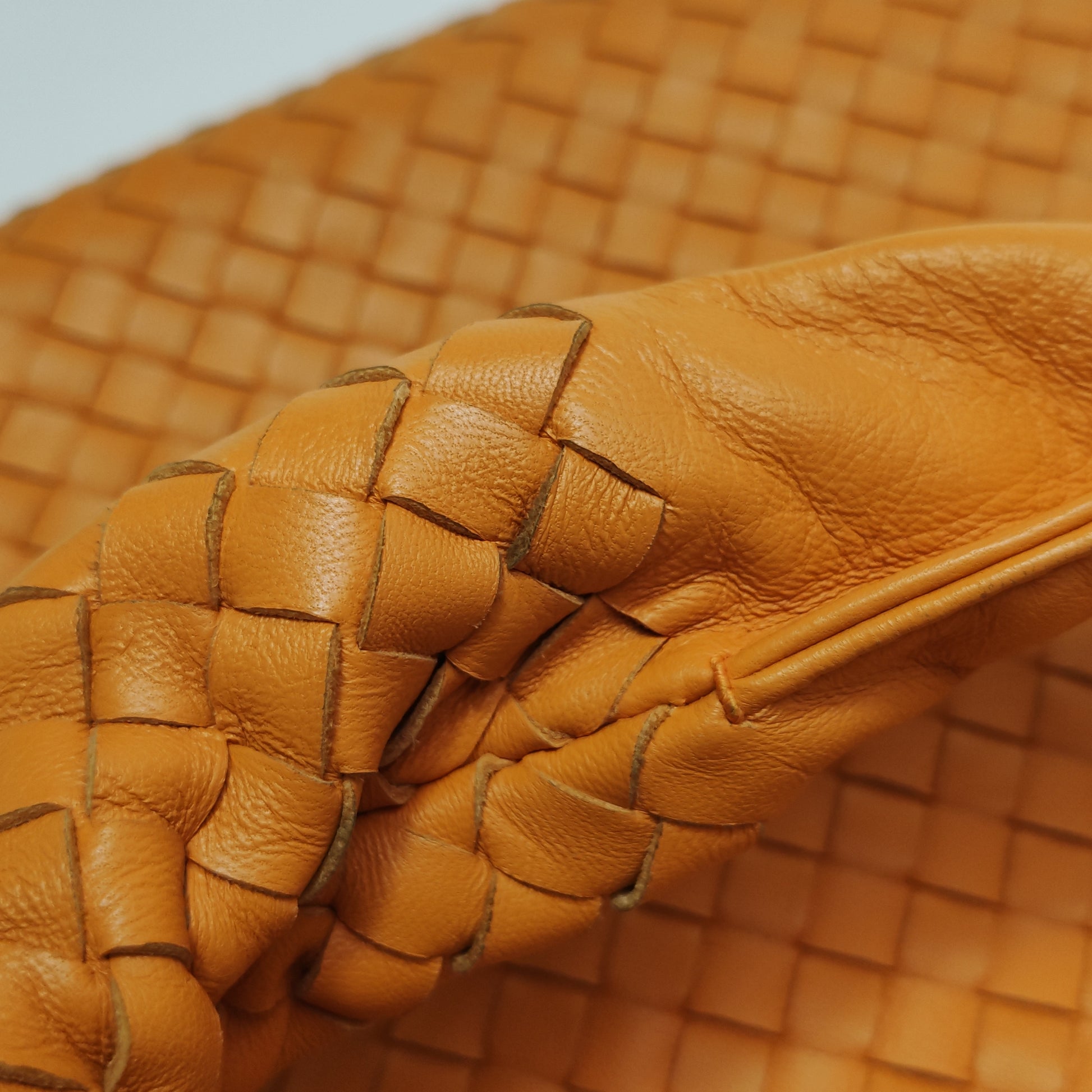 Bottega Veneta Intrecciato Hobo Bright Orange