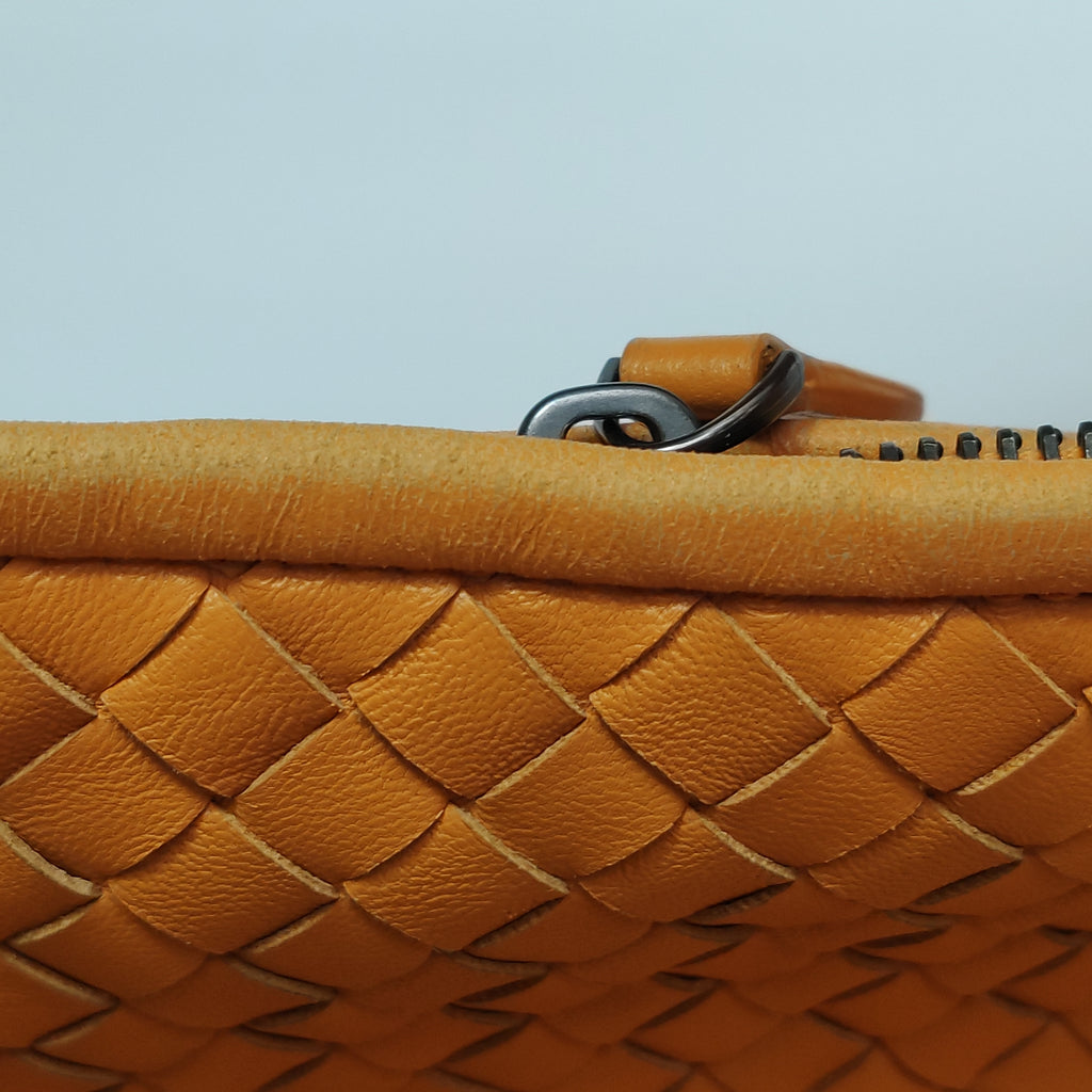 Bottega Veneta Intrecciato Hobo Bright Orange