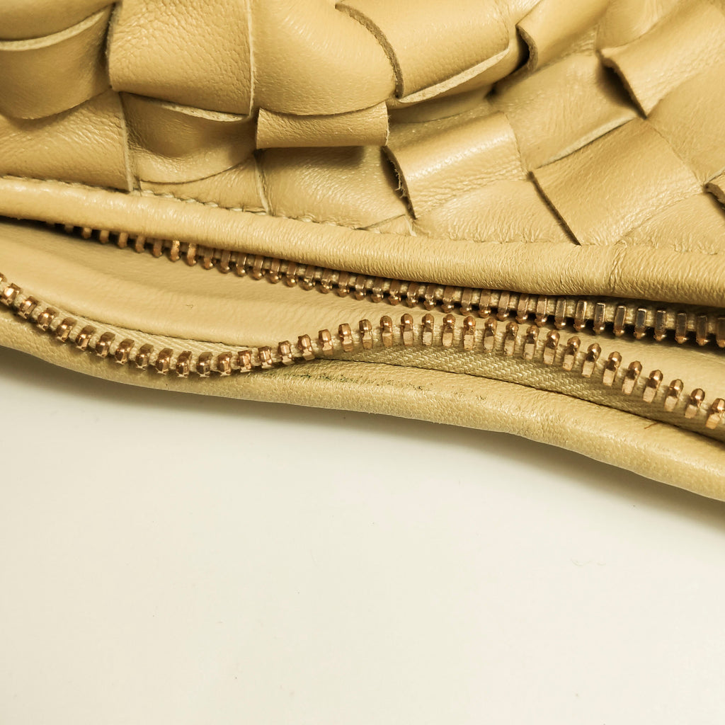 Bottega Veneta Maxi Jodie Crossbody Butter