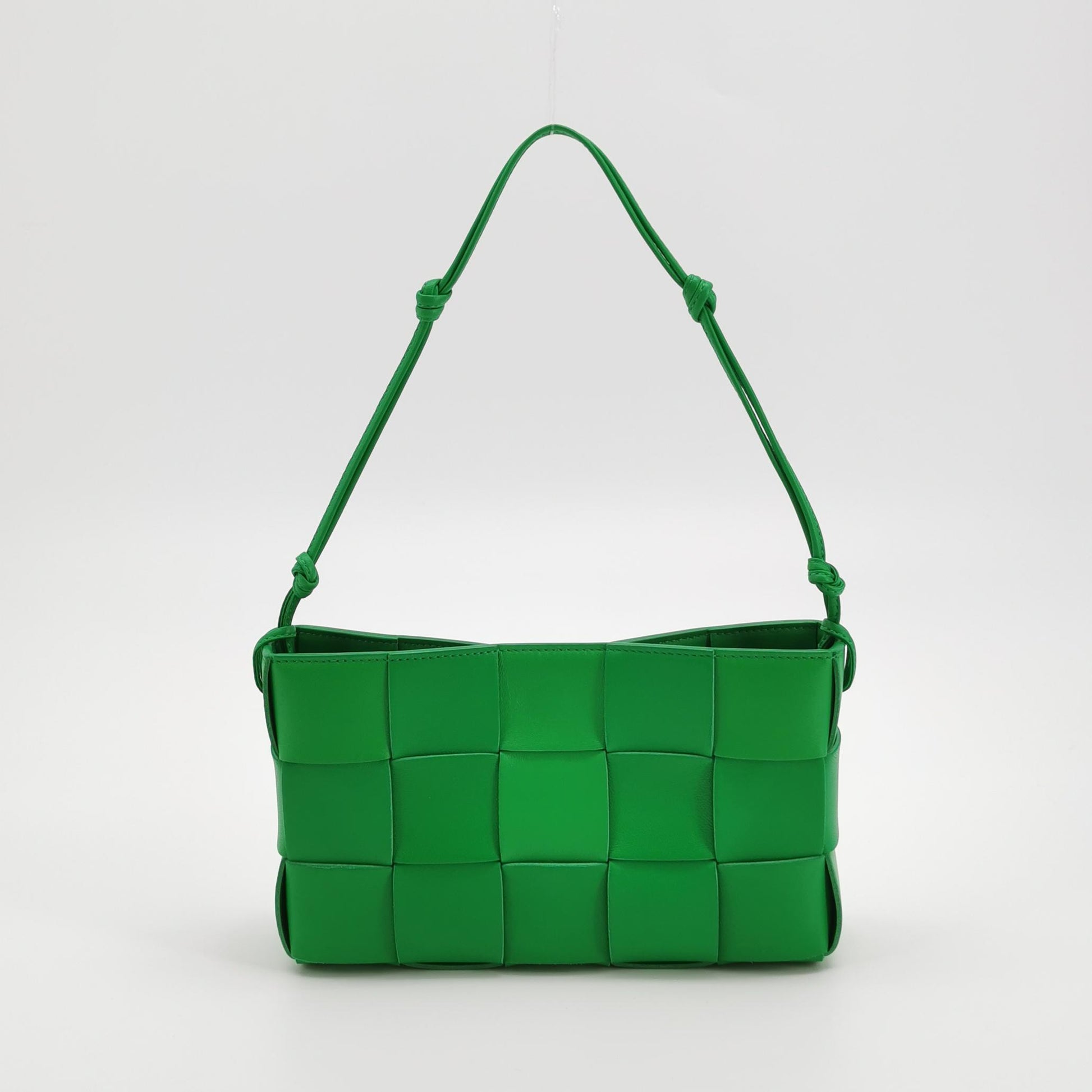 Bottega Veneta Casstte Pouch on Strap Parakeet Green