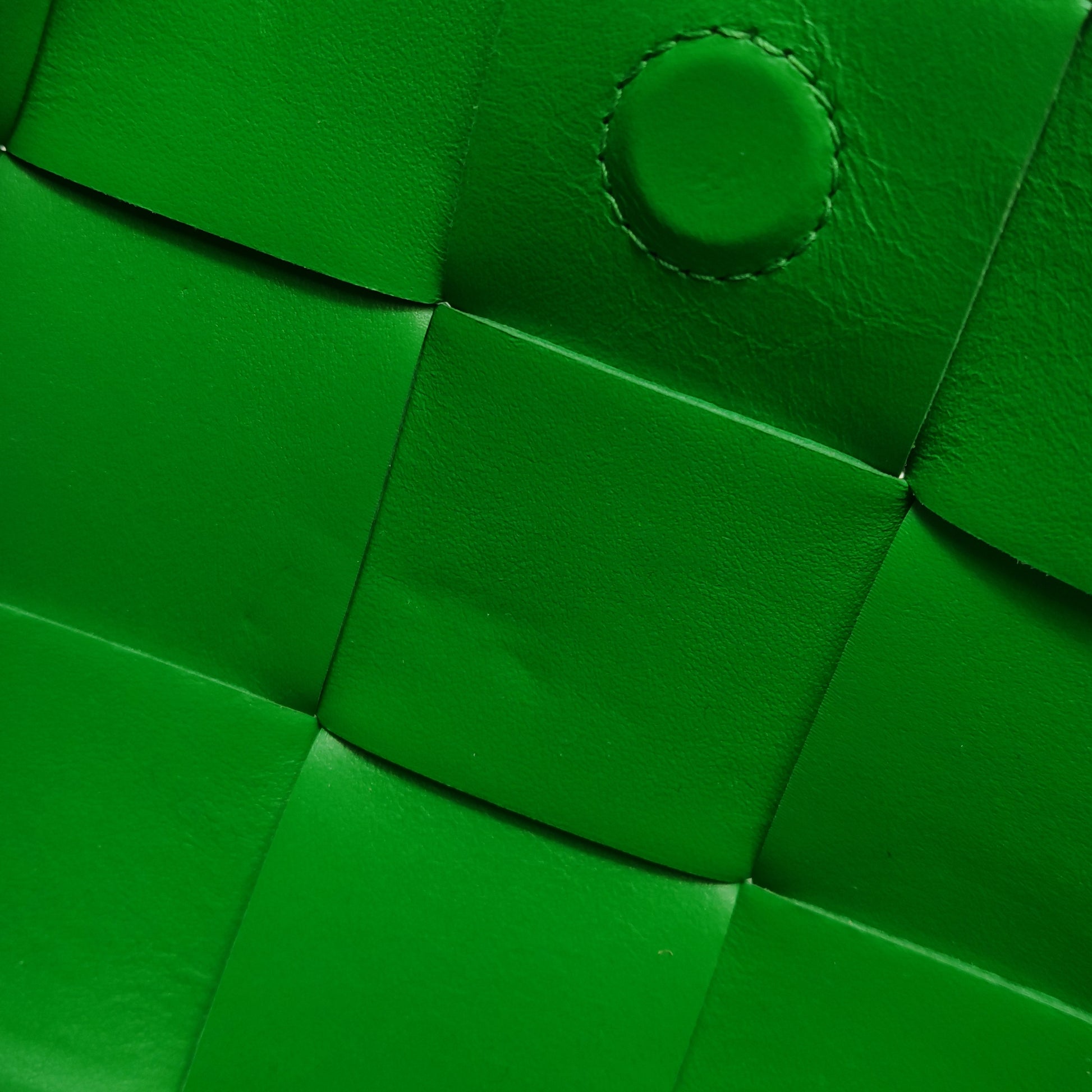 Bottega Veneta Casstte Pouch on Strap Parakeet Green