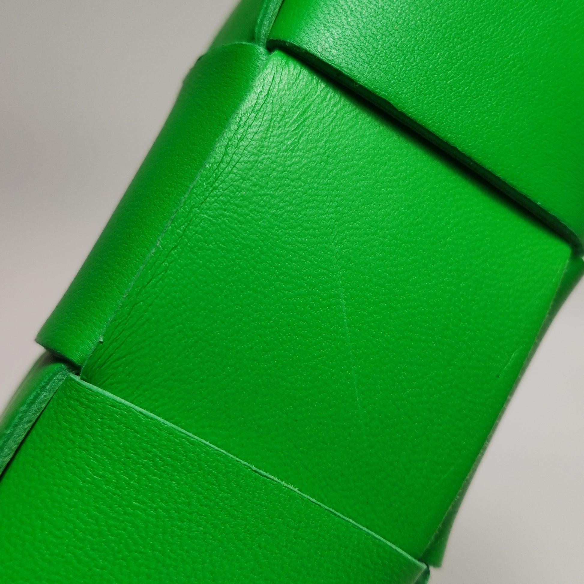 Bottega Veneta Casstte Pouch on Strap Parakeet Green