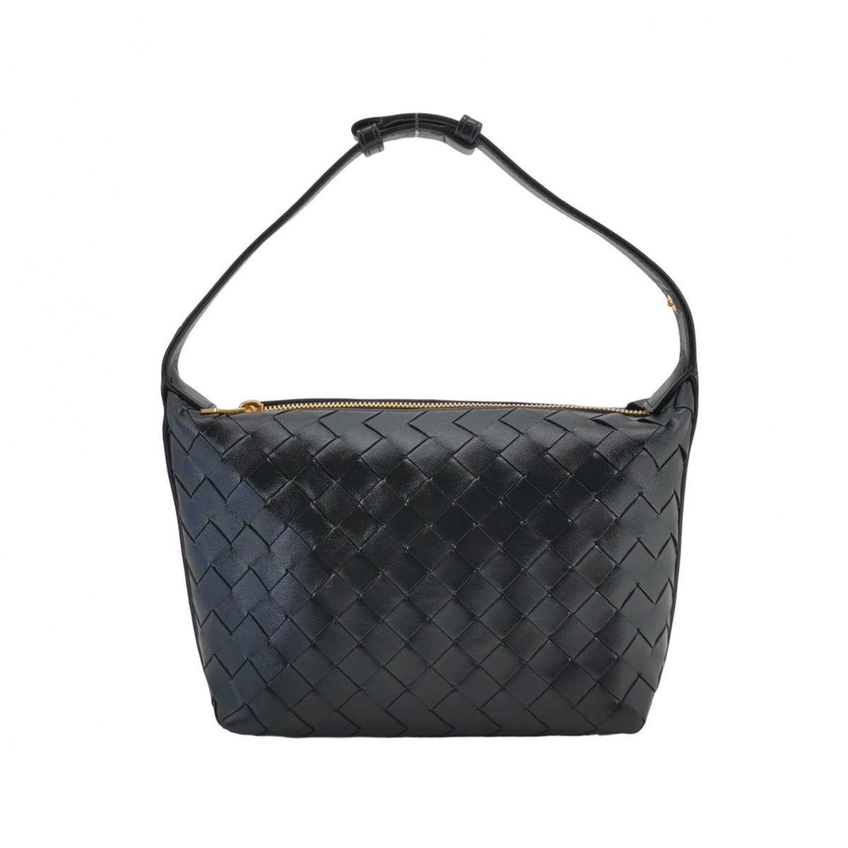 Bottega Intrecciato Wallace Top Handle Black