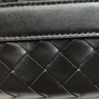 Bottega Intrecciato Wallace Top Handle Black