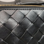 Bottega Intrecciato Wallace Top Handle Black