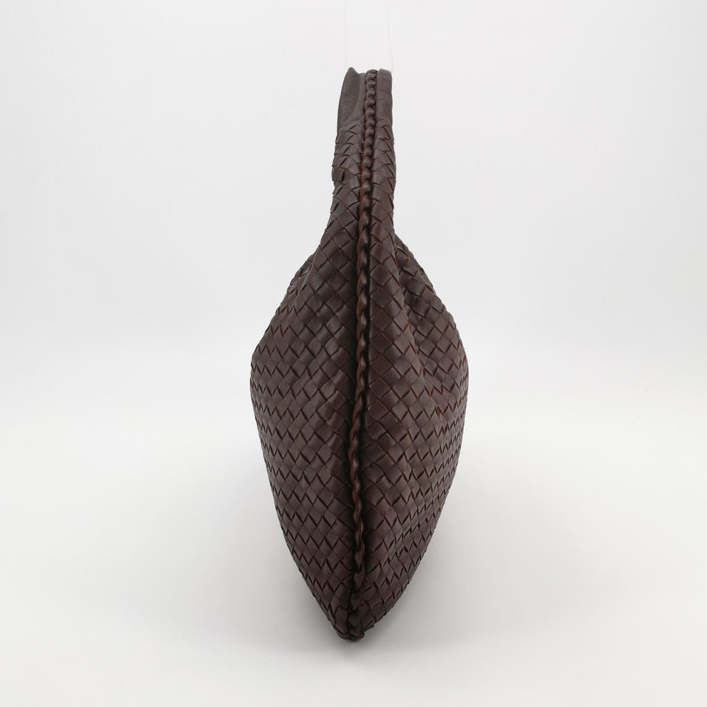 Bottega Veneta Intrecciato Hobo Medium Burgundy