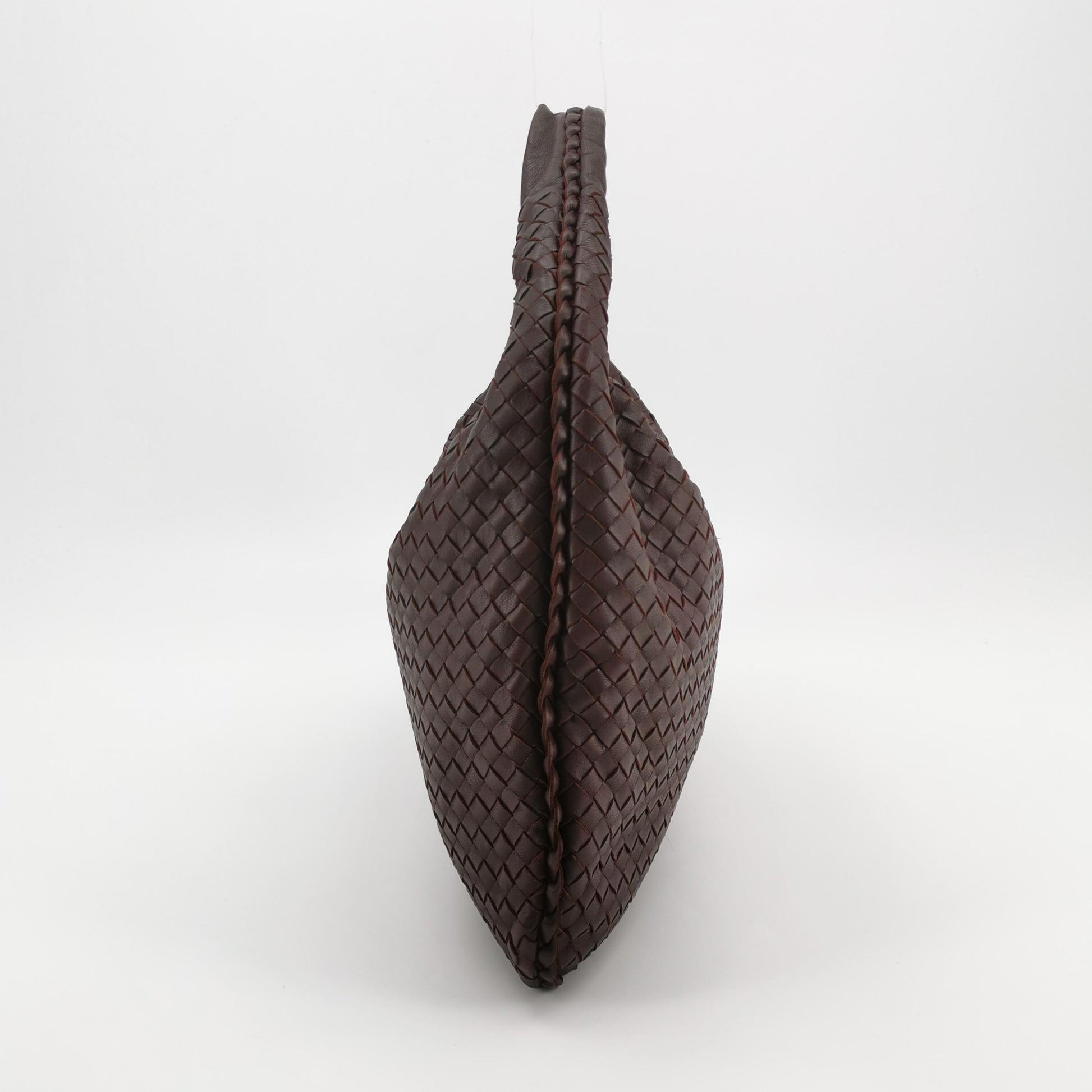 Bottega Veneta Intrecciato Hobo Medium Burgundy