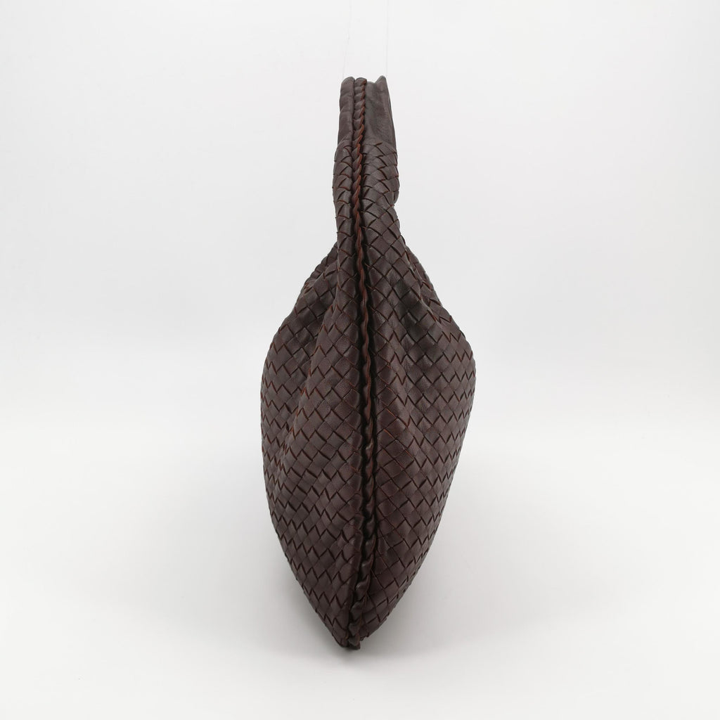 Bottega Veneta Intrecciato Hobo Medium Burgundy