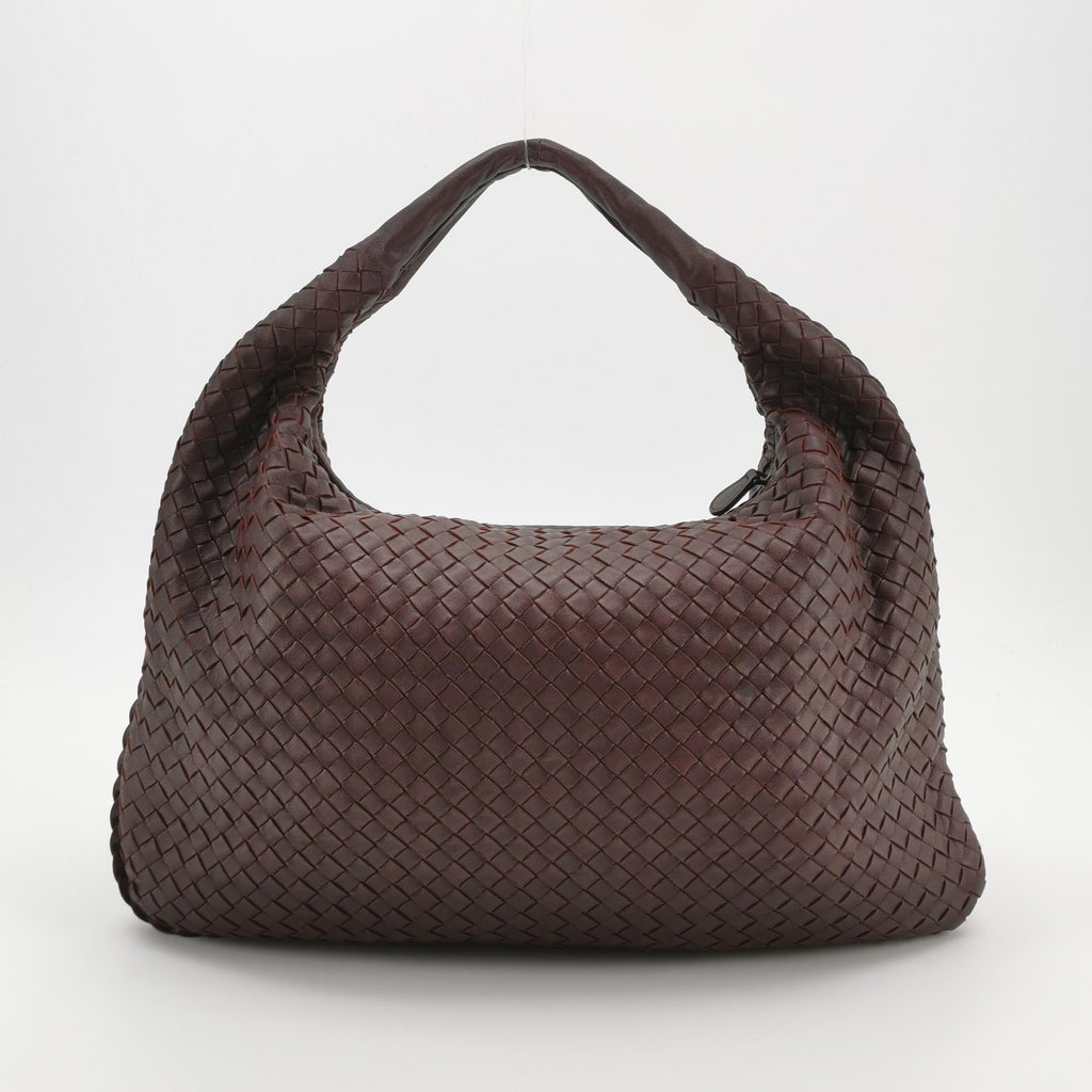 Bottega Veneta Intrecciato Hobo Medium Burgundy