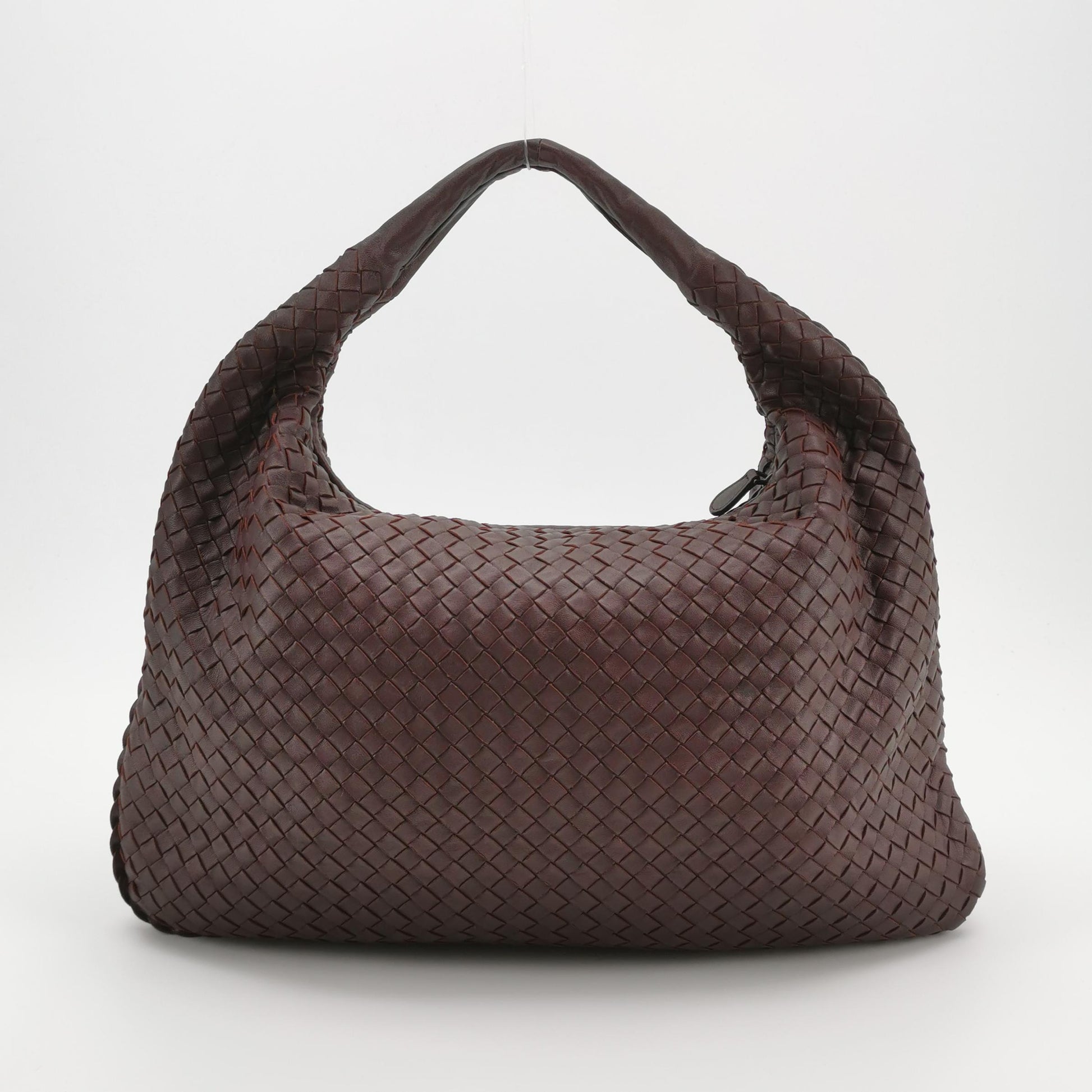 Bottega Veneta Intrecciato Hobo Medium Burgundy