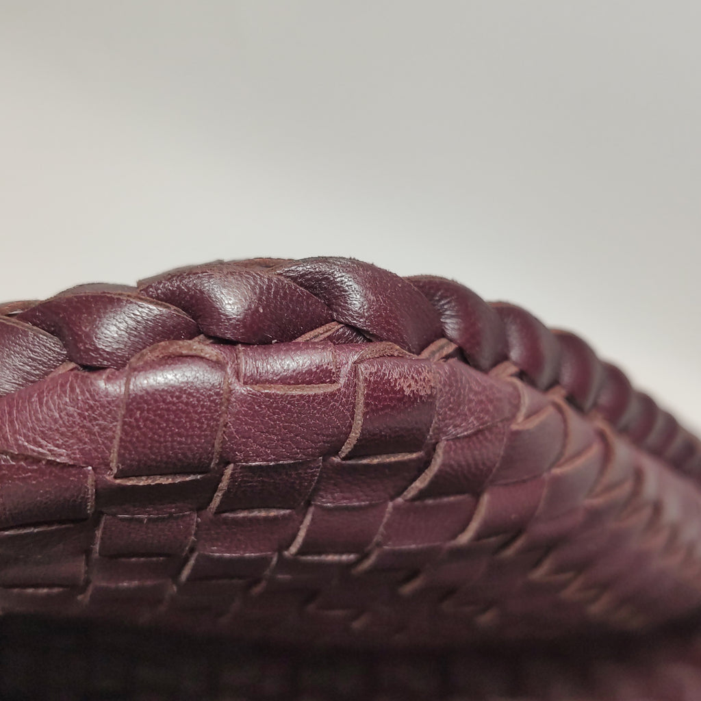 Bottega Veneta Intrecciato Hobo Medium Burgundy