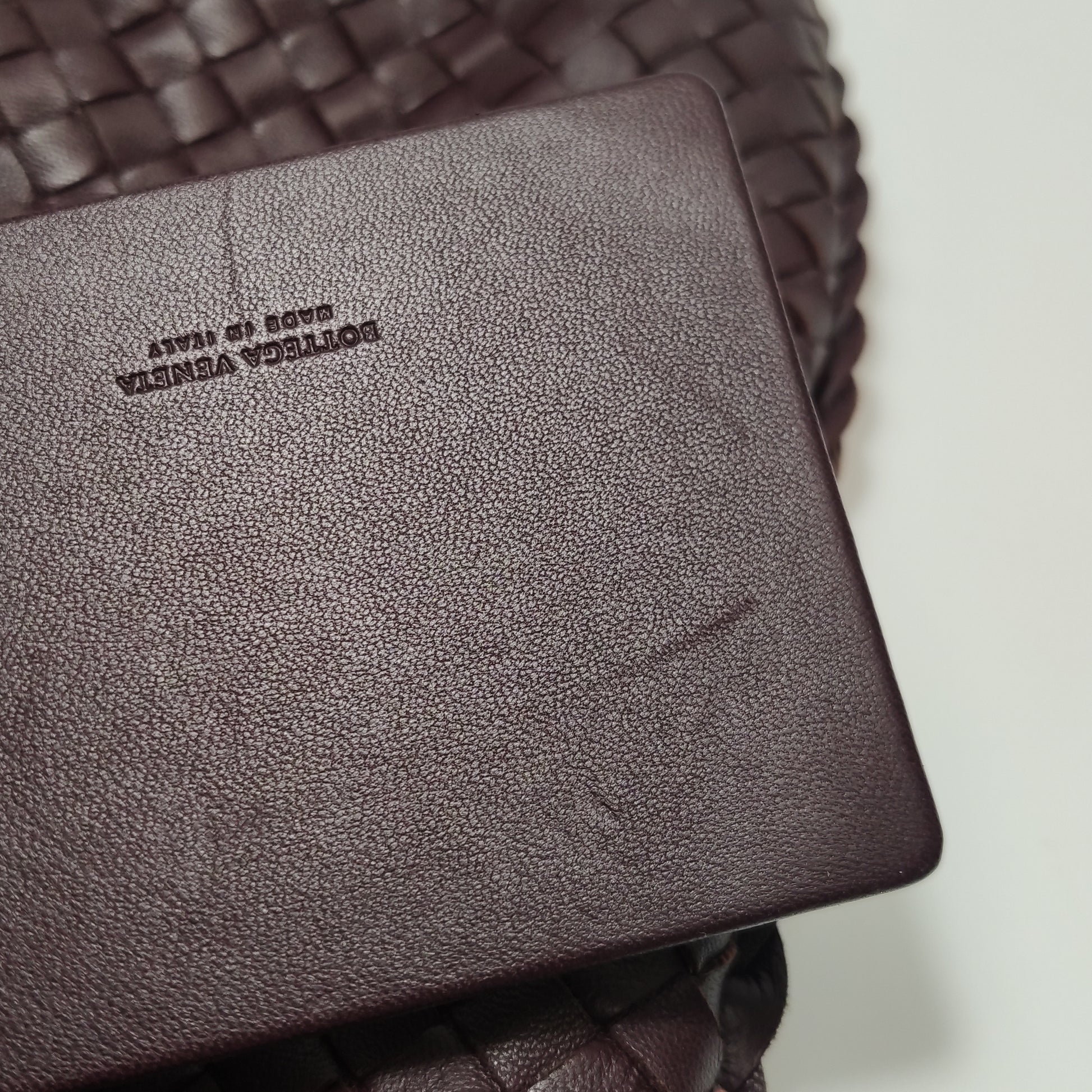 Bottega Veneta Intrecciato Hobo Medium Burgundy