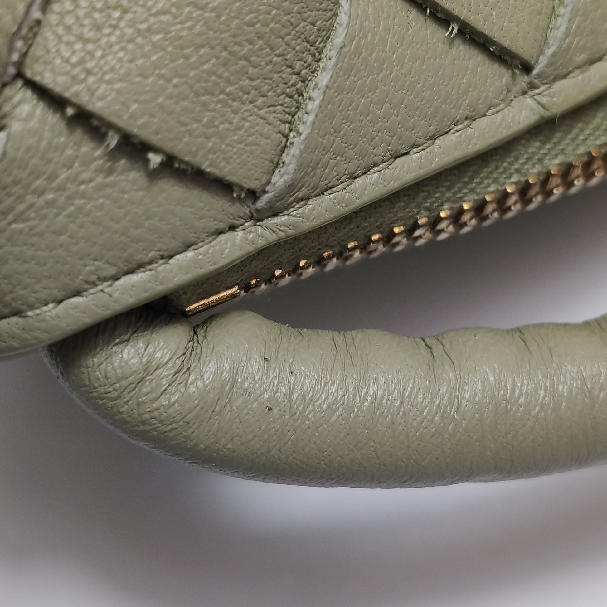 Bottega Veneta Intrecciato Turn Medium Travertine