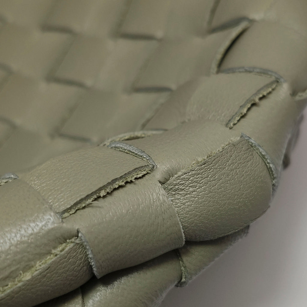 Bottega Veneta Intrecciato Turn Medium Travertine