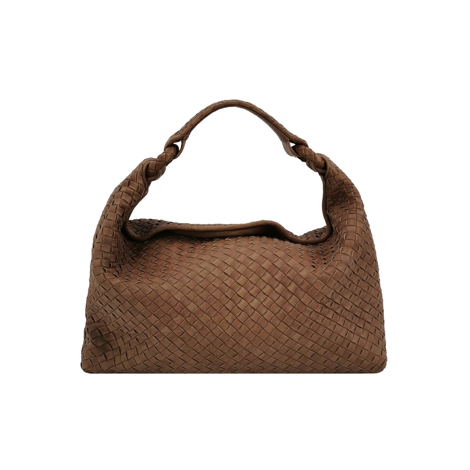 Bottega Veneta Sloane Intrecciato Hobo Brown