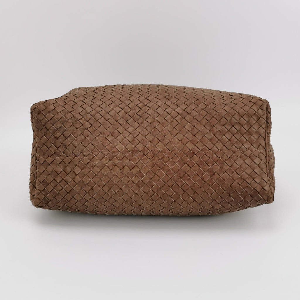 Bottega Veneta Sloane Intrecciato Hobo Brown