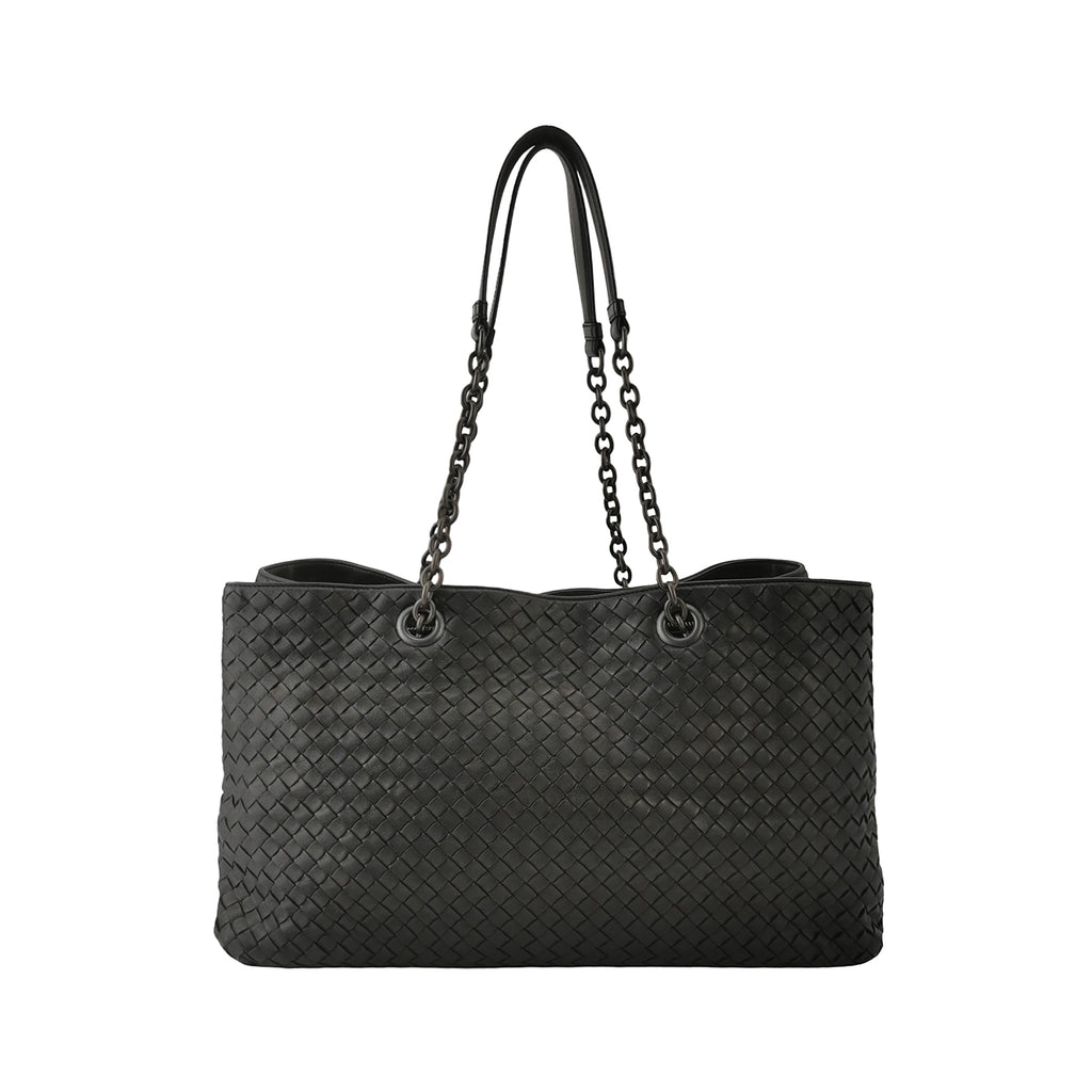 Bottega Veneta Nappa Intrecciato Classic Chain Tote