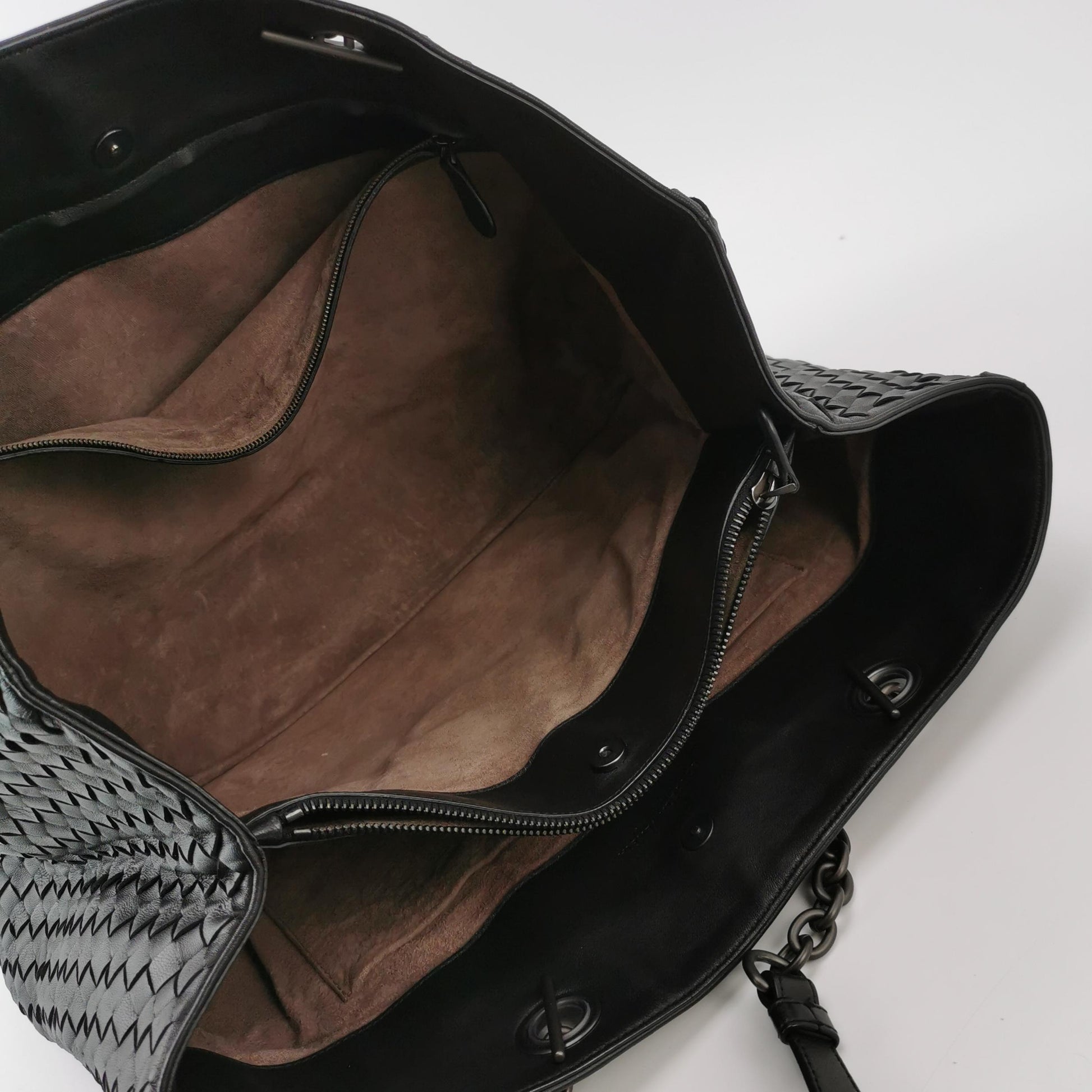 Bottega Veneta Nappa Intrecciato Classic Chain Tote
