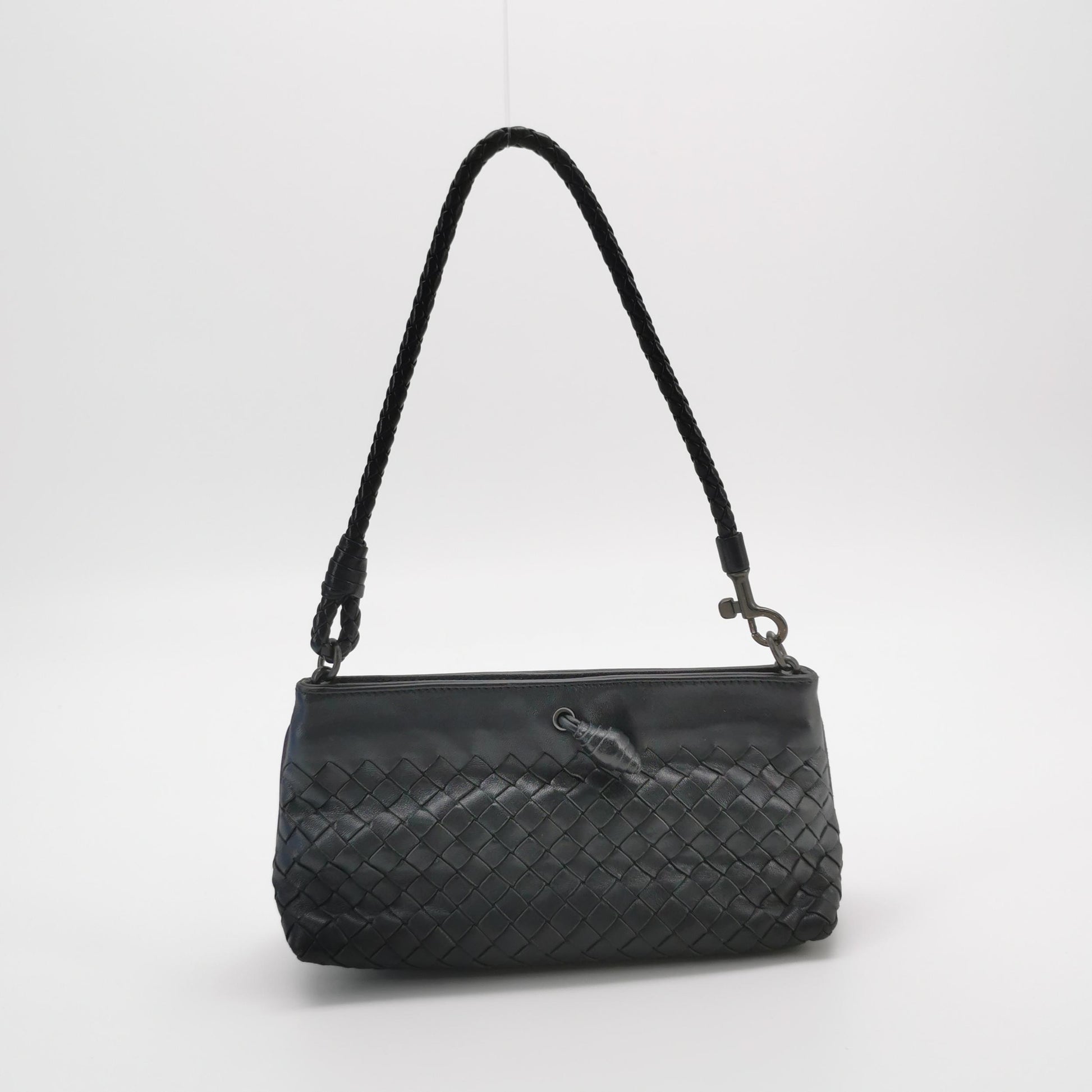 Bottega Veneta Intrecciato Nappa Mini Shoulder Bag Black
