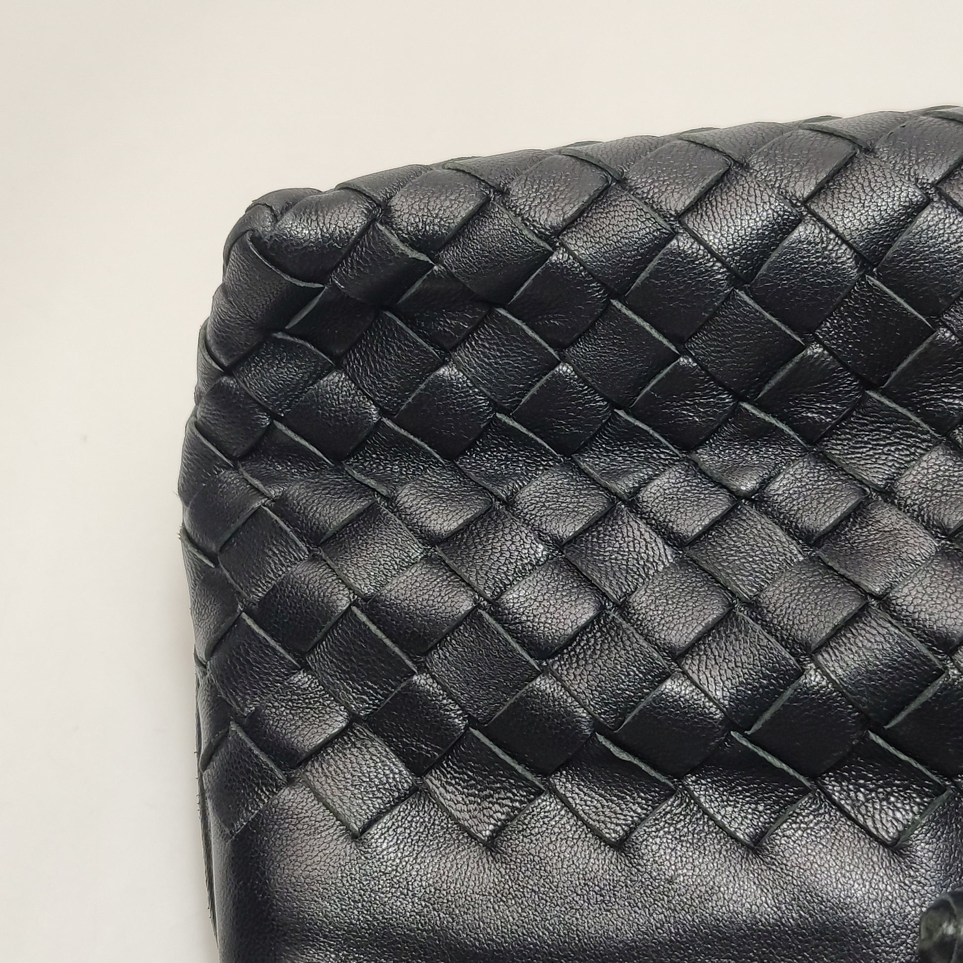 Bottega Veneta Intrecciato Nappa Mini Shoulder Bag Black