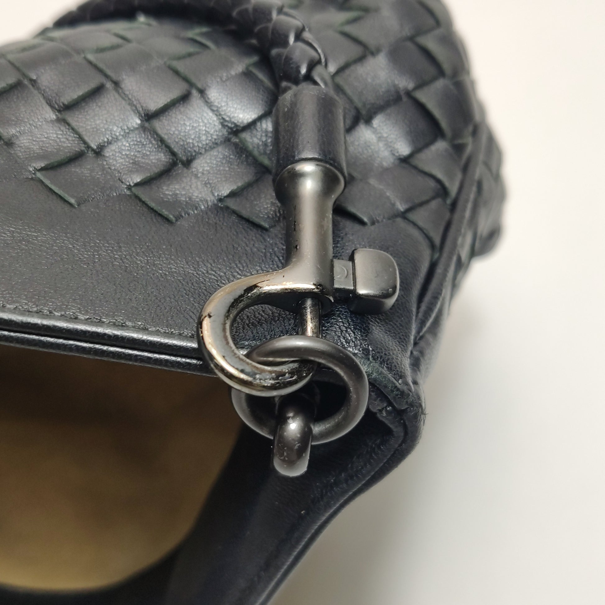 Bottega Veneta Intrecciato Nappa Mini Shoulder Bag Black