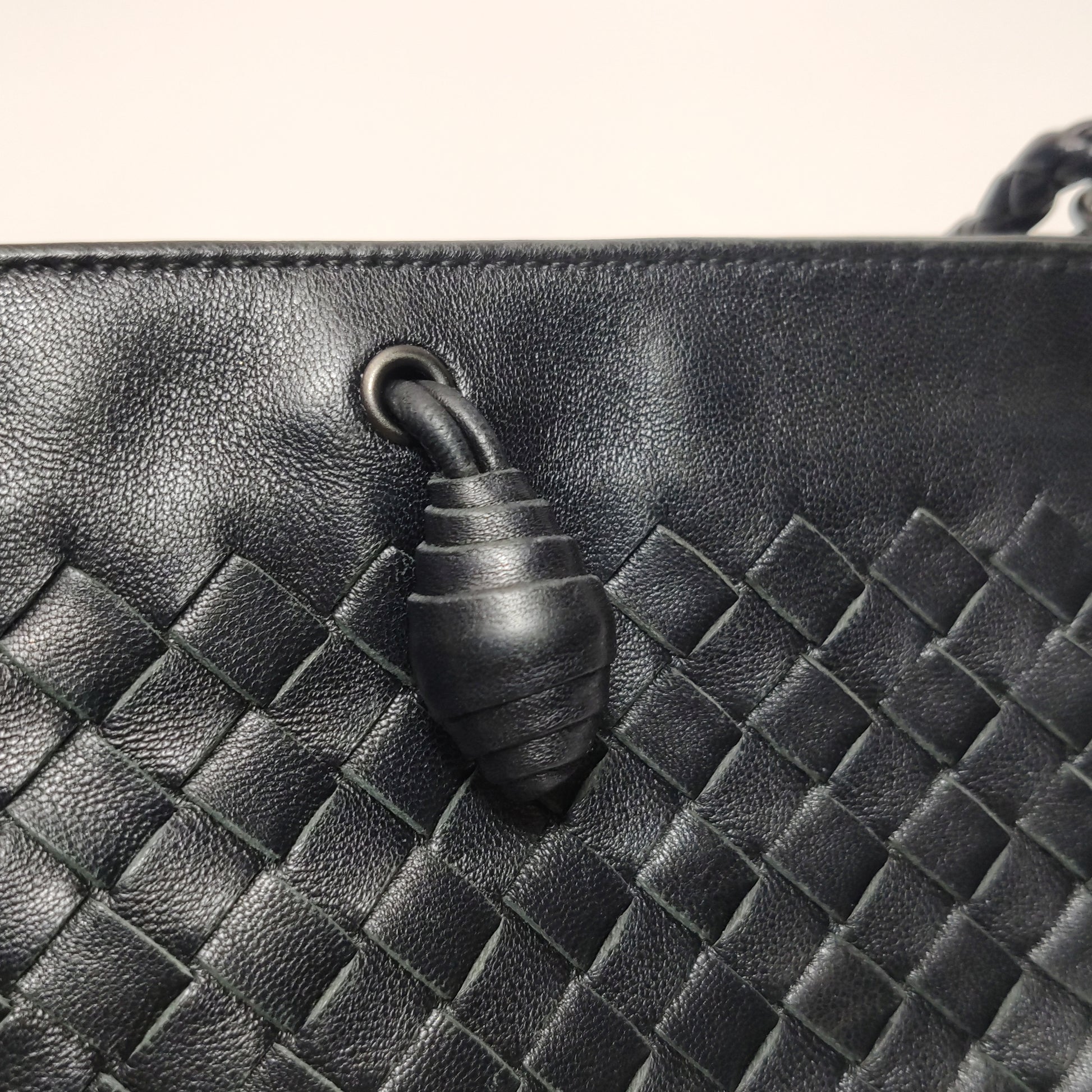 Bottega Veneta Intrecciato Nappa Mini Shoulder Bag Black