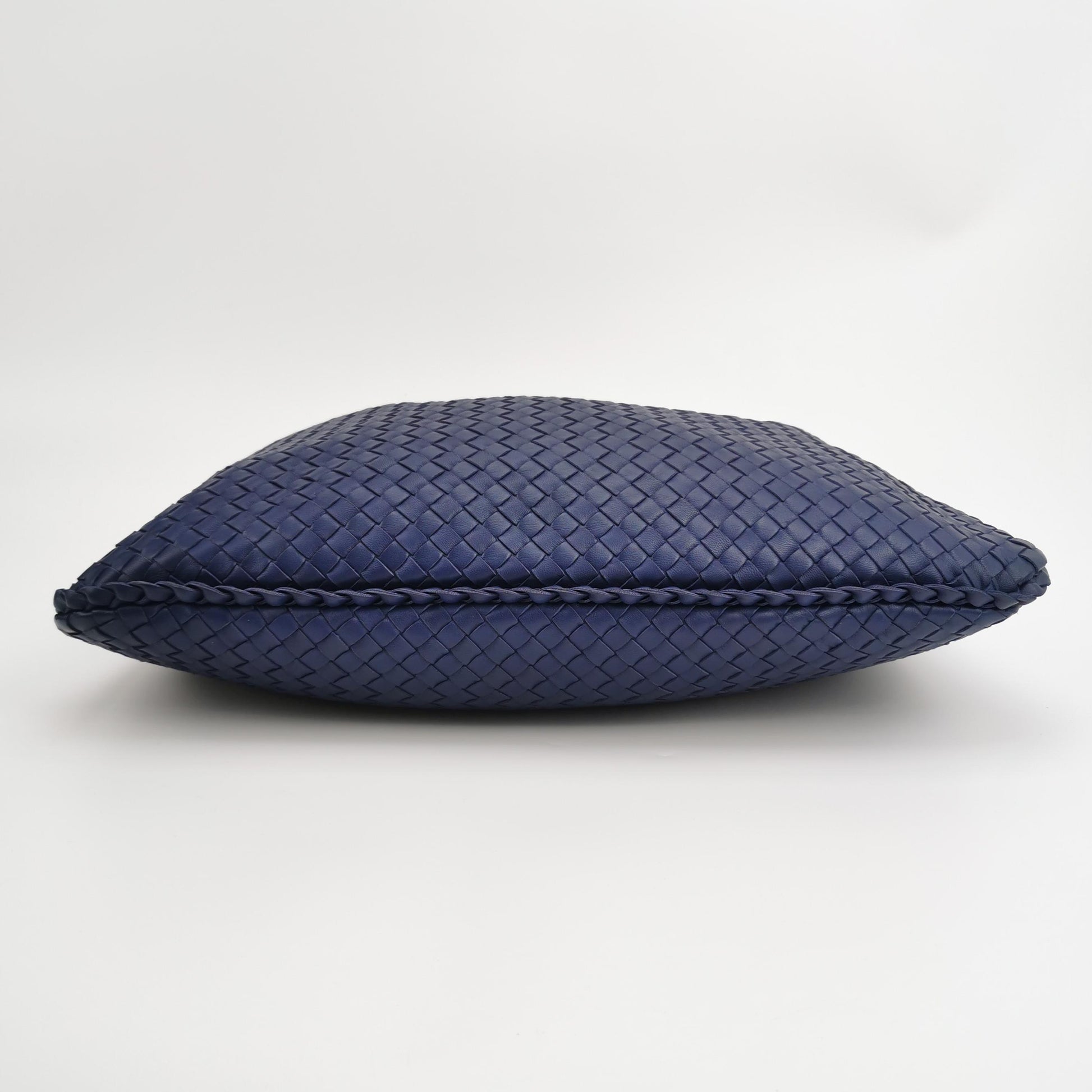 Bottega Veneta Intrecciato Hobo Shoulder Bag Indigo
