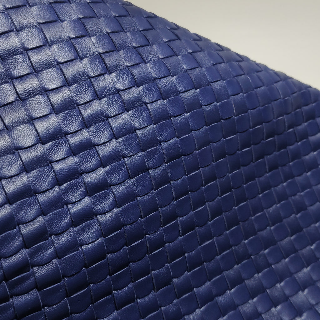 Bottega Veneta Intrecciato Hobo Shoulder Bag Indigo