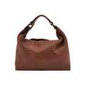 Bottega Veneta Sloane Intrecciato Shoulder Bag Rust