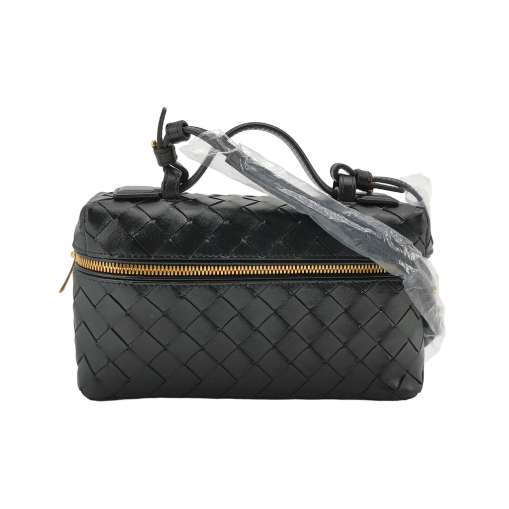 Bottega Veneta Bang Bang Vanity Top Handle Black