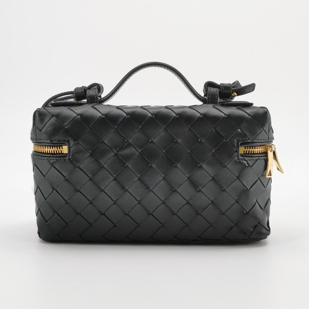 Bottega Veneta Bang Bang Vanity Top Handle Black