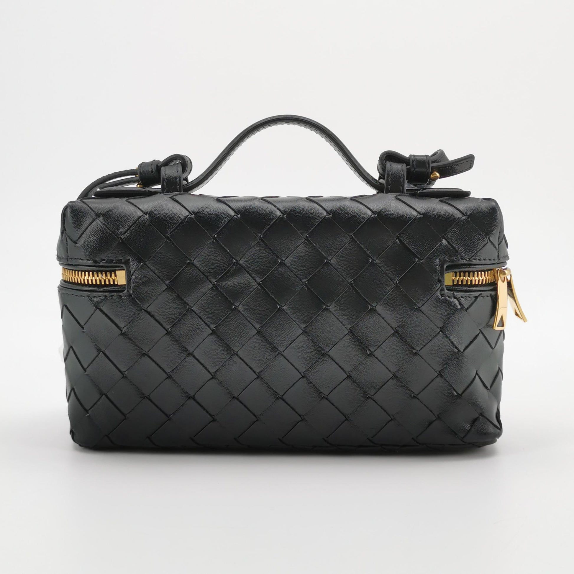 Bottega Veneta Bang Bang Vanity Top Handle Black