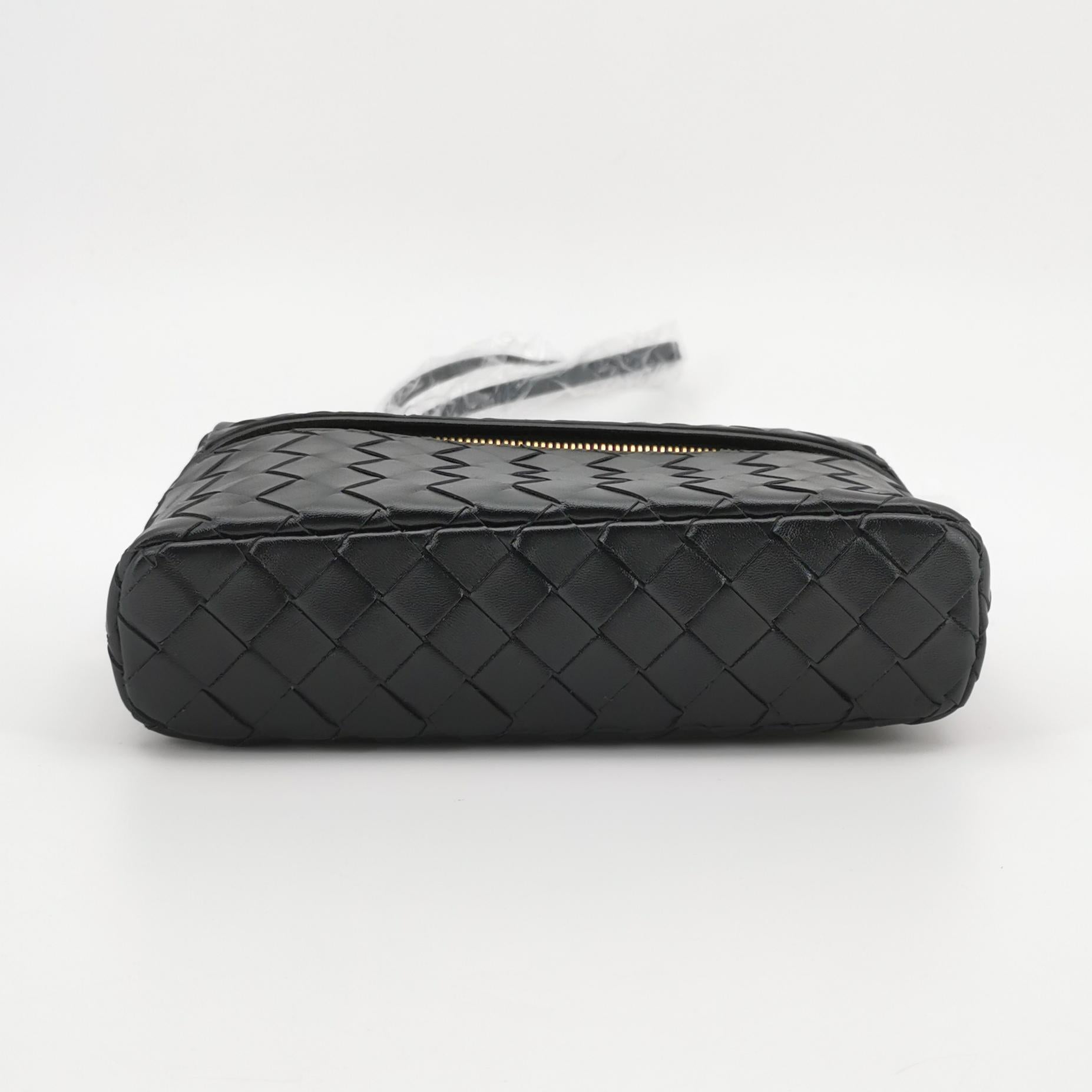 Bottega Veneta Bang Bang Vanity Top Handle Black