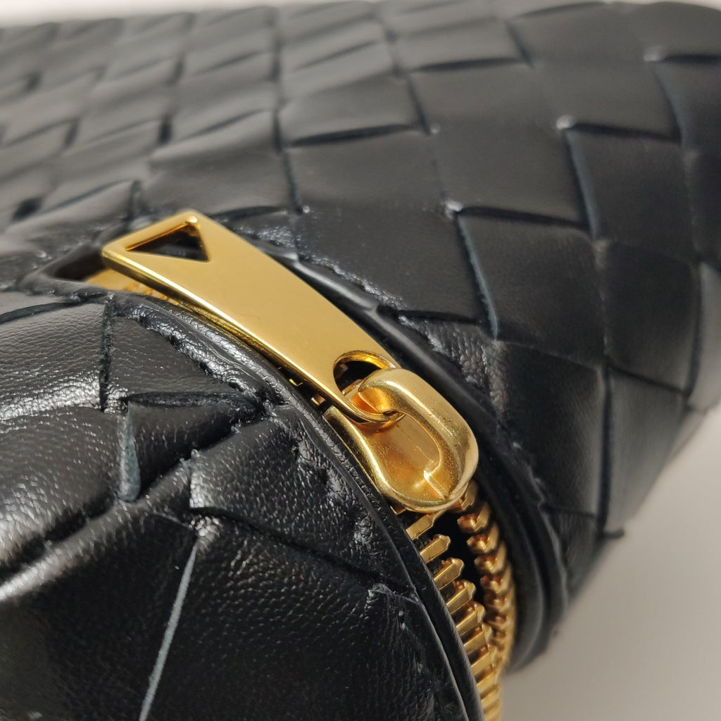 Bottega Veneta Bang Bang Vanity Top Handle Black