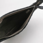 Bottega Veneta Intrecciato Shoulder Bag Black